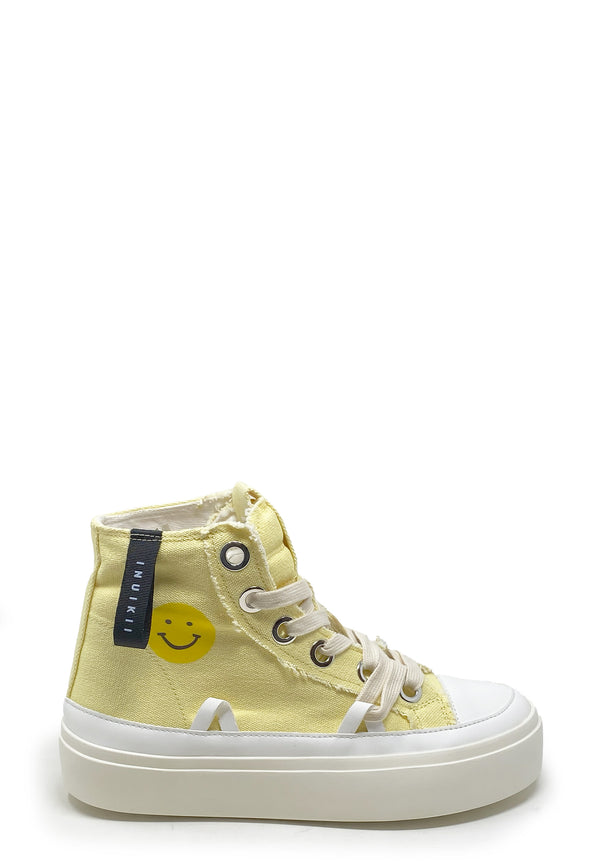 Distressed Matilda Sneaker | Yellow