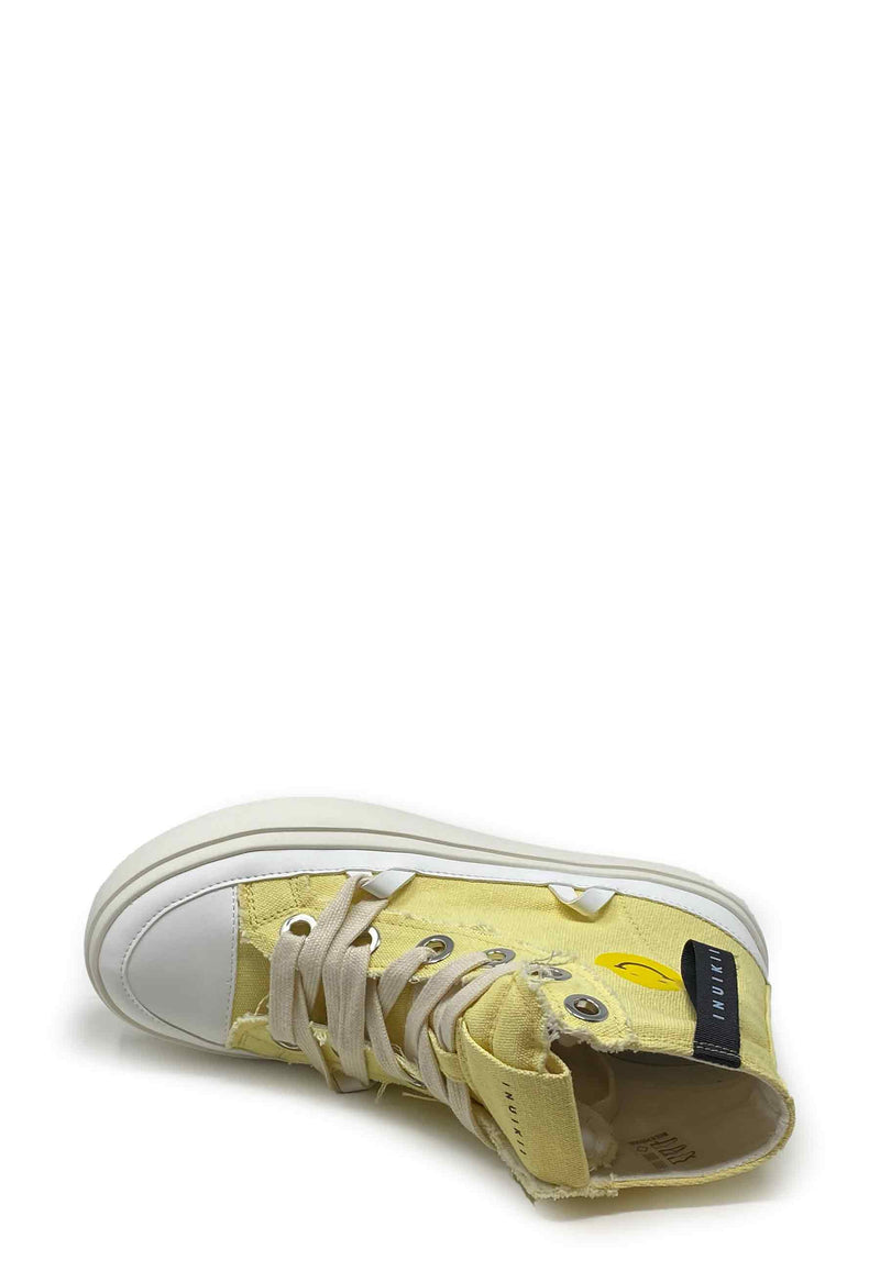 Distressed Matilda Sneakers | Yellow