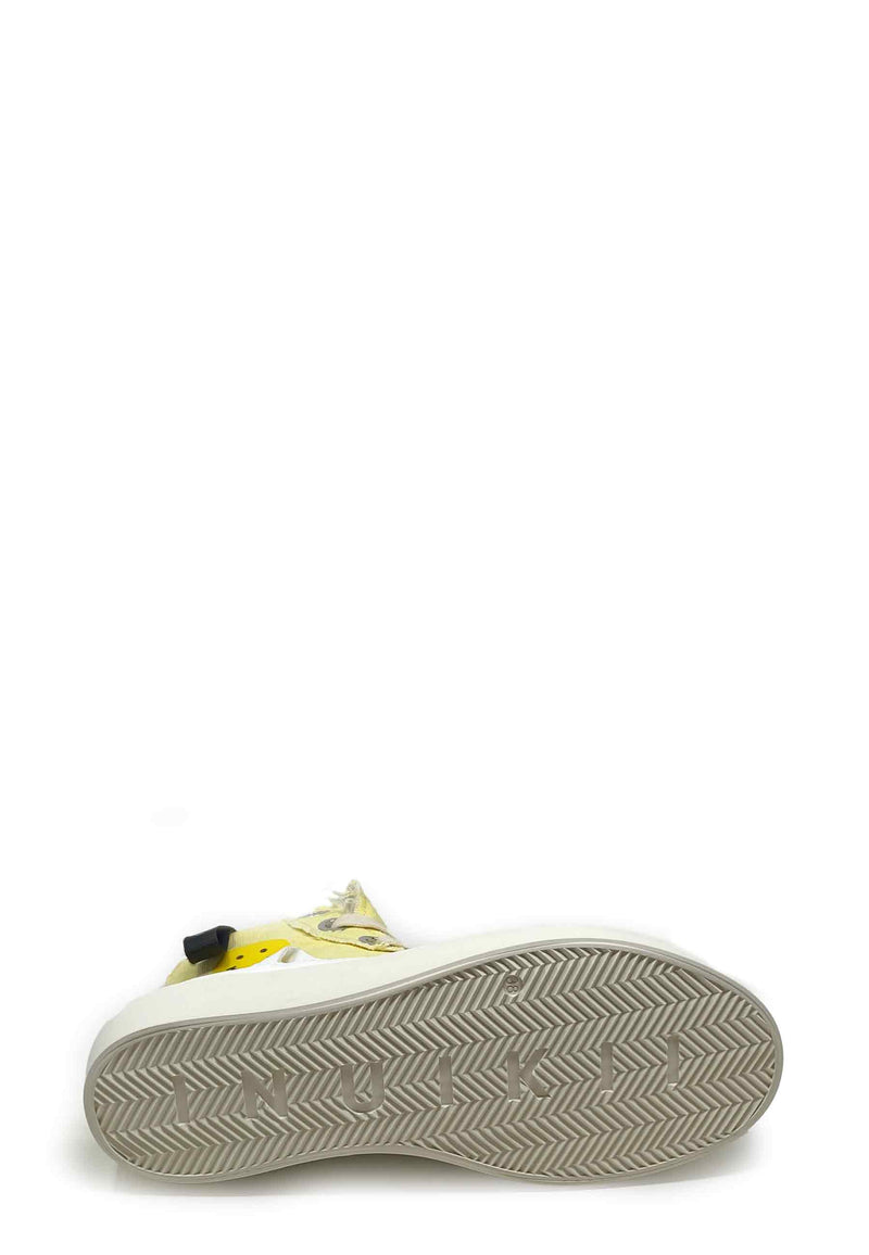 Distressed Matilda Sneakers | Yellow