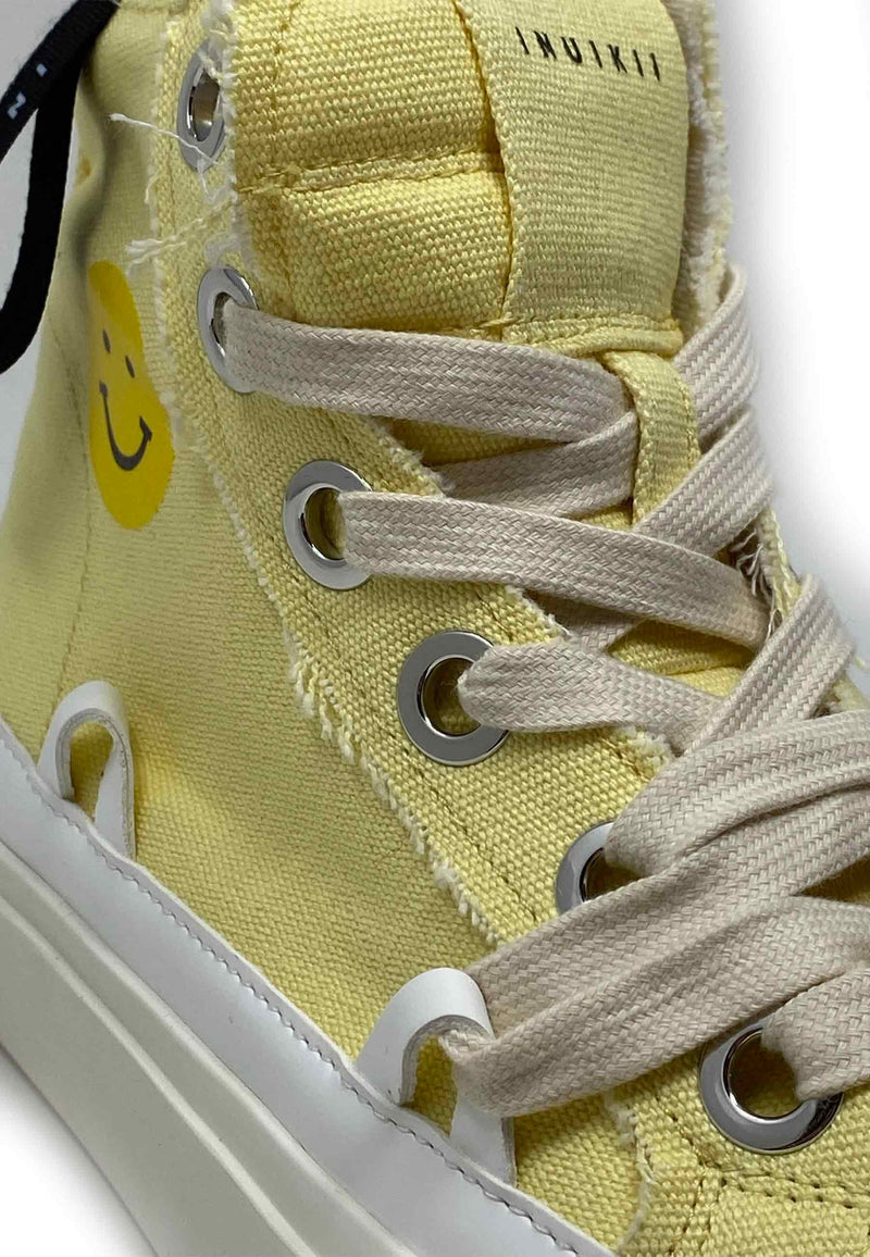 Distressed Matilda Sneaker | Yellow