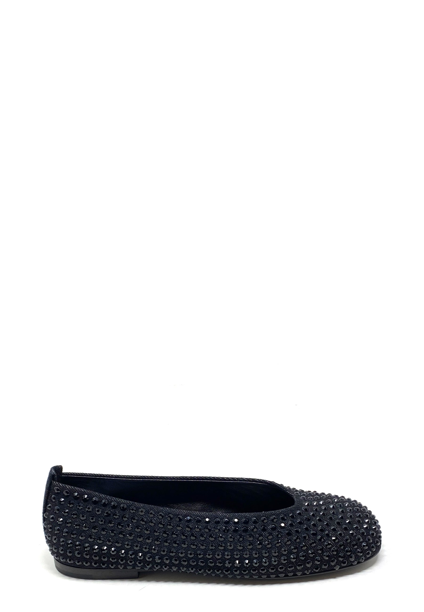 Blair Ballerina | Sort Denim