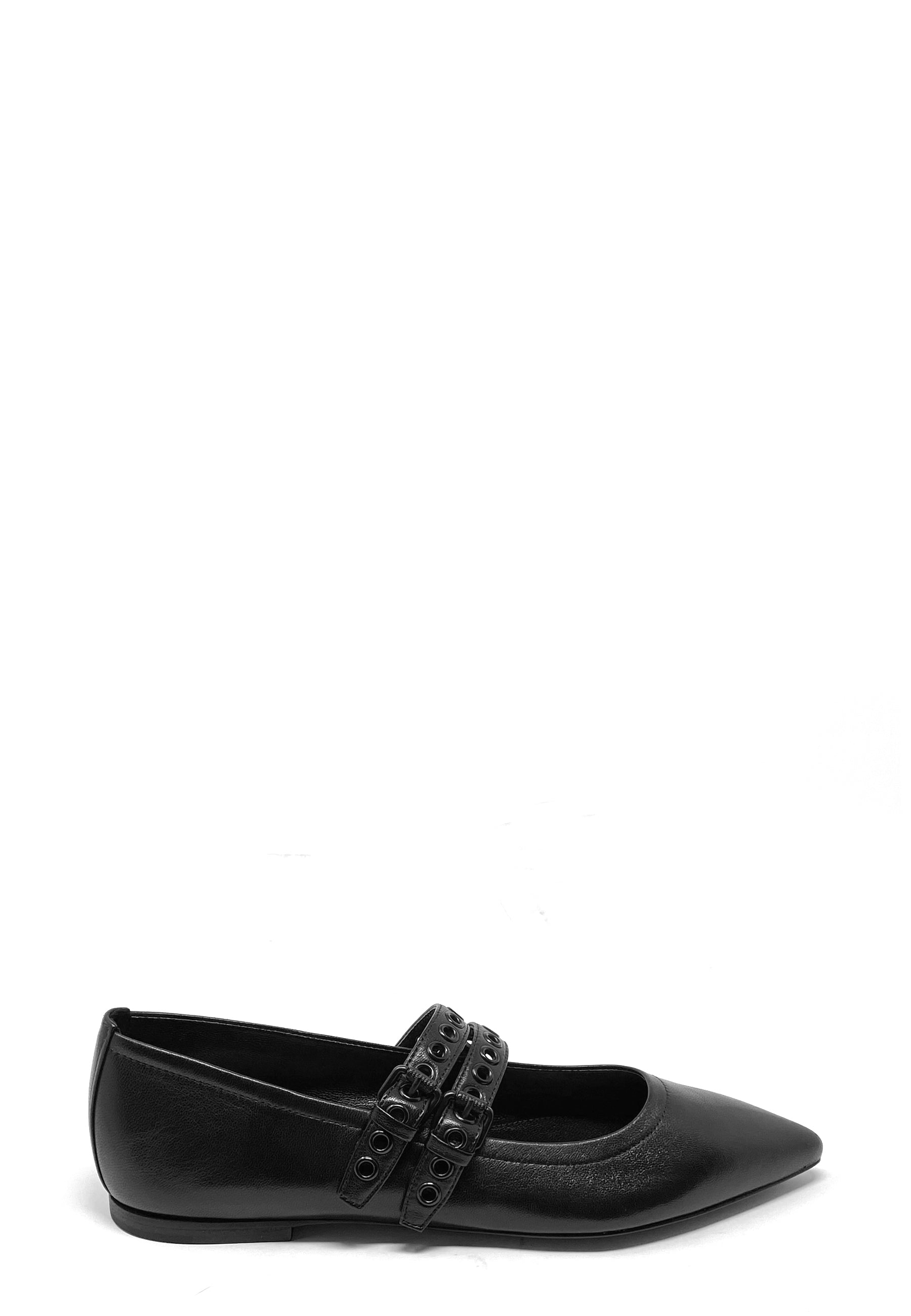 Greta Ballerina | Sort Nappa