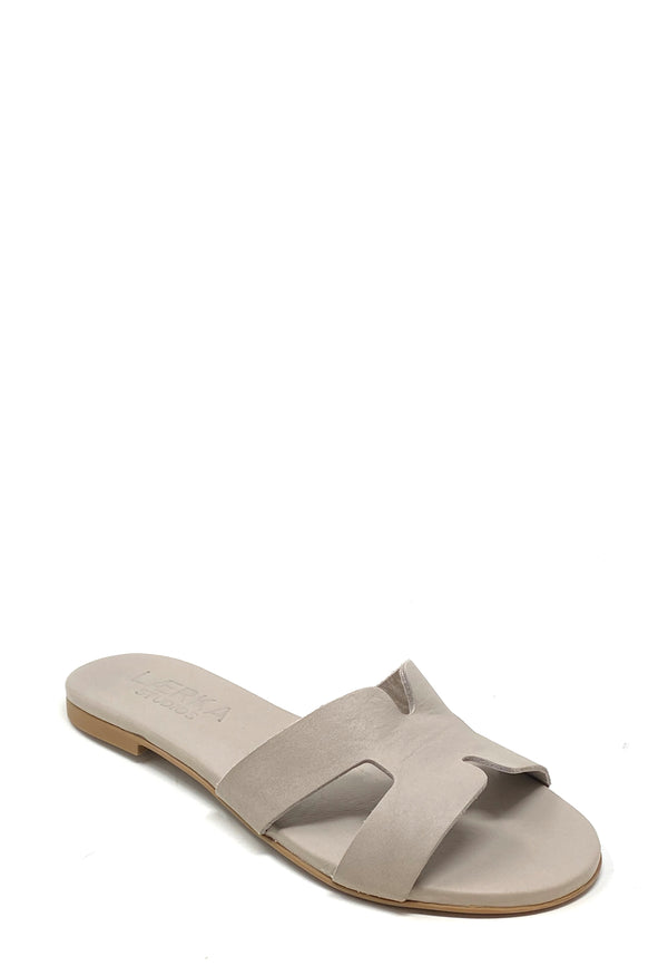 Letter H mules | Grey