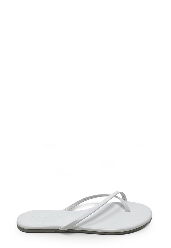 String Zehentrenner Pantolette | White