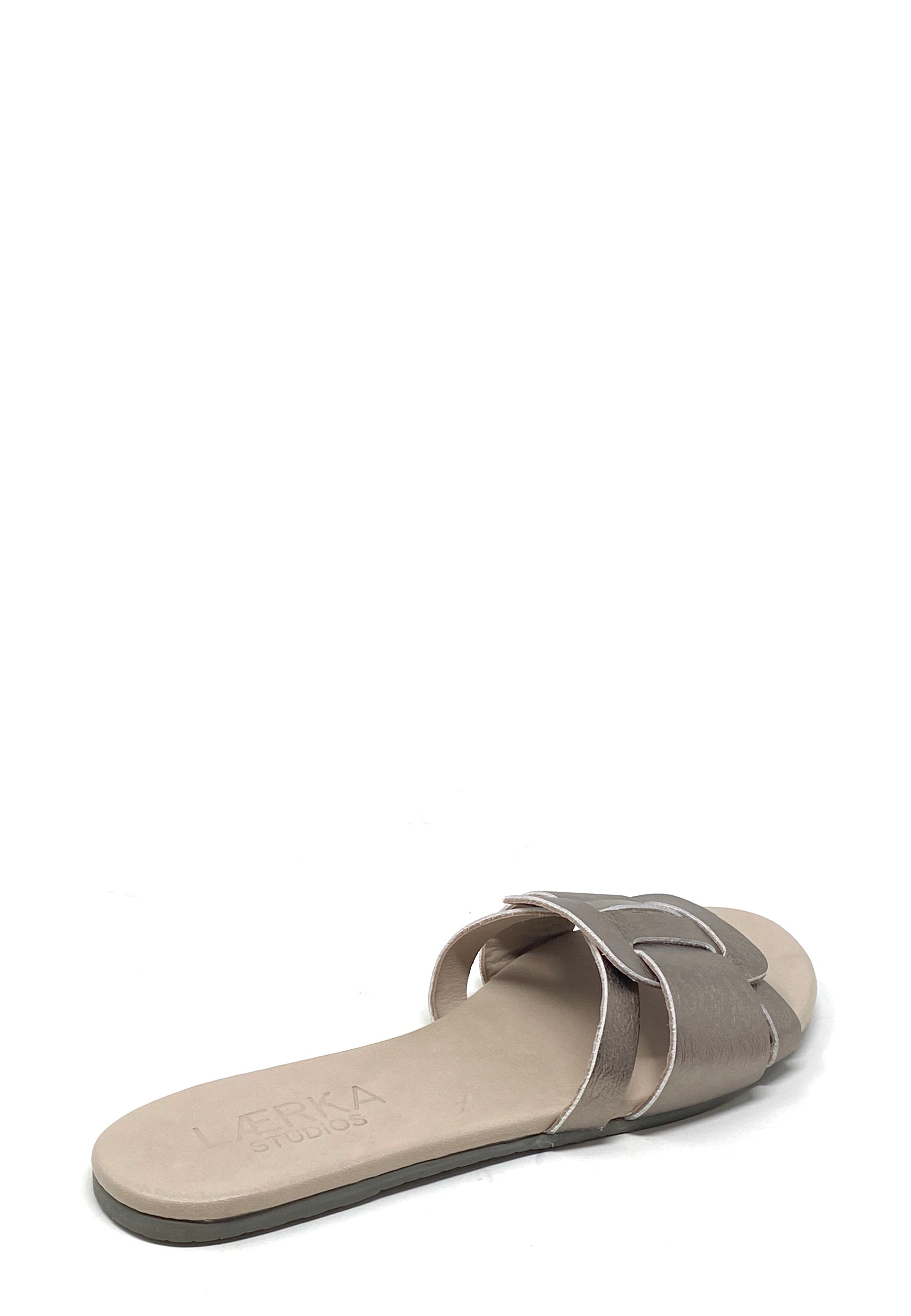Woven Pantolette | Platin