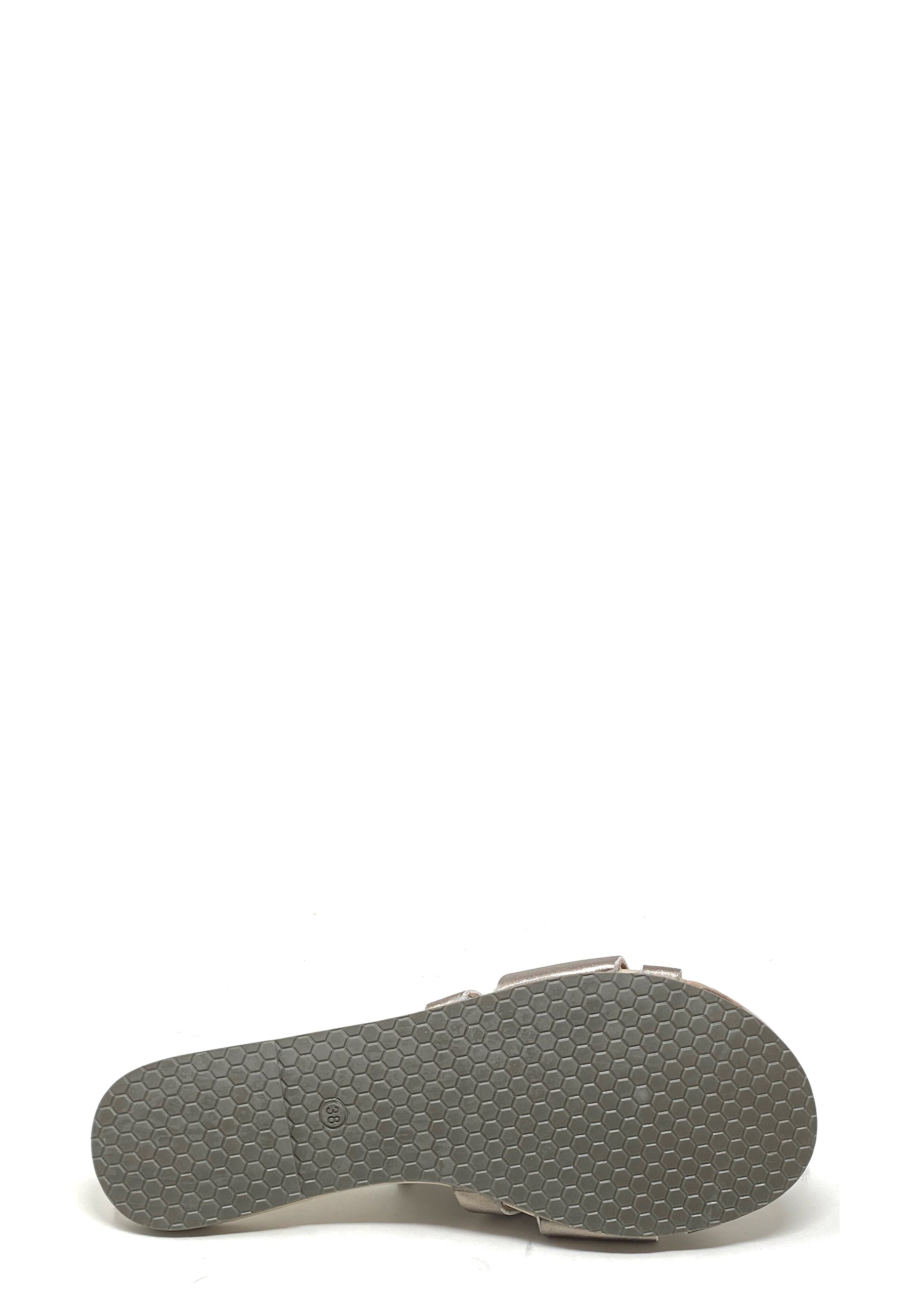 Woven Pantolette | Platin