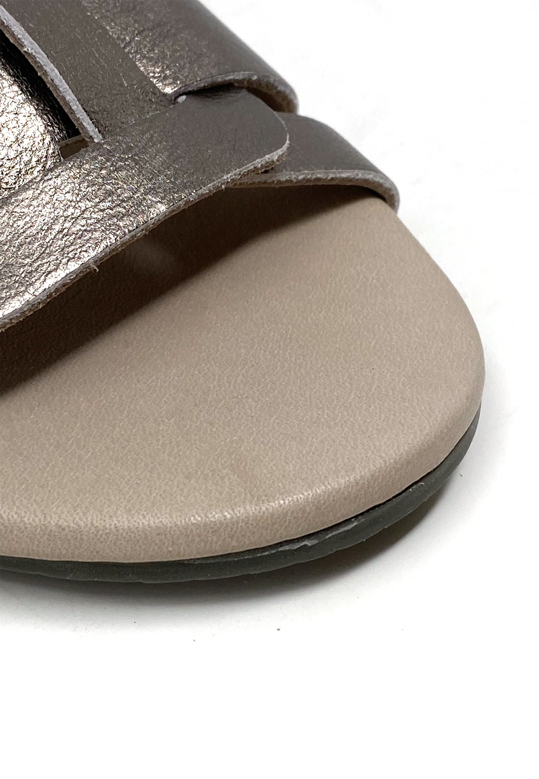 Woven Pantolette | Platin
