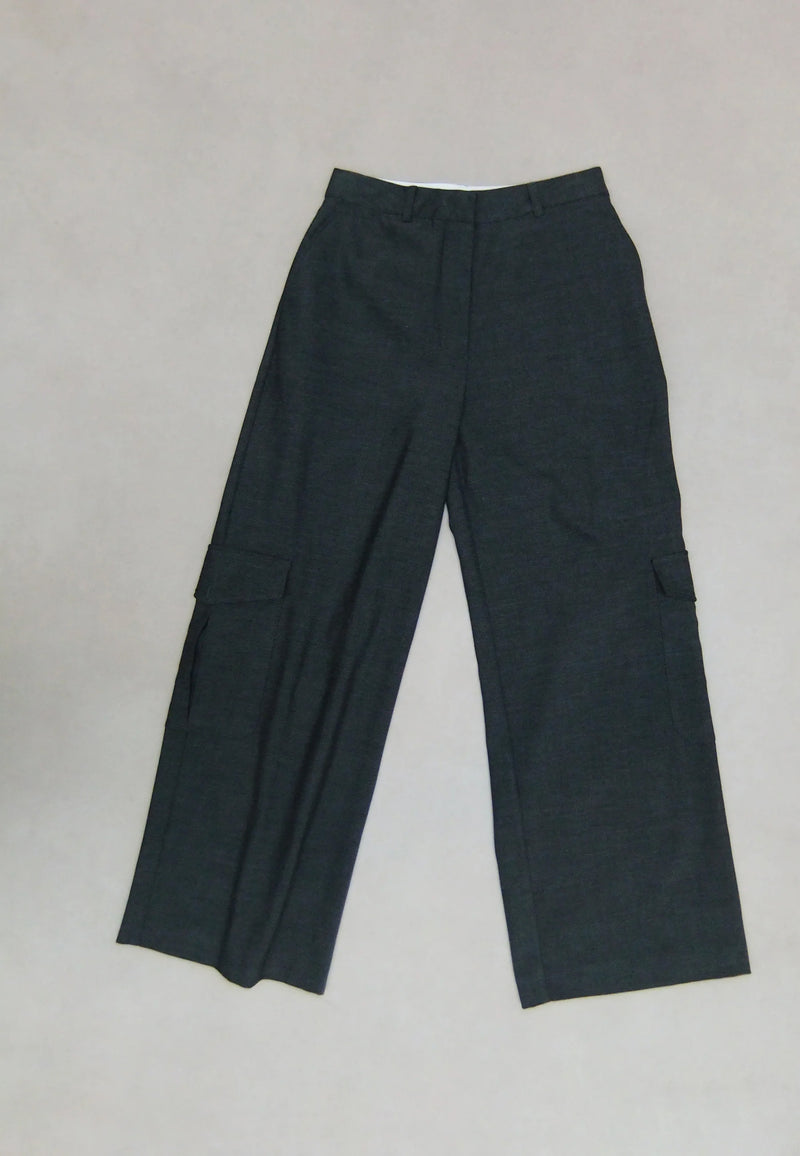 30-023 cargo trousers | Gray melange
