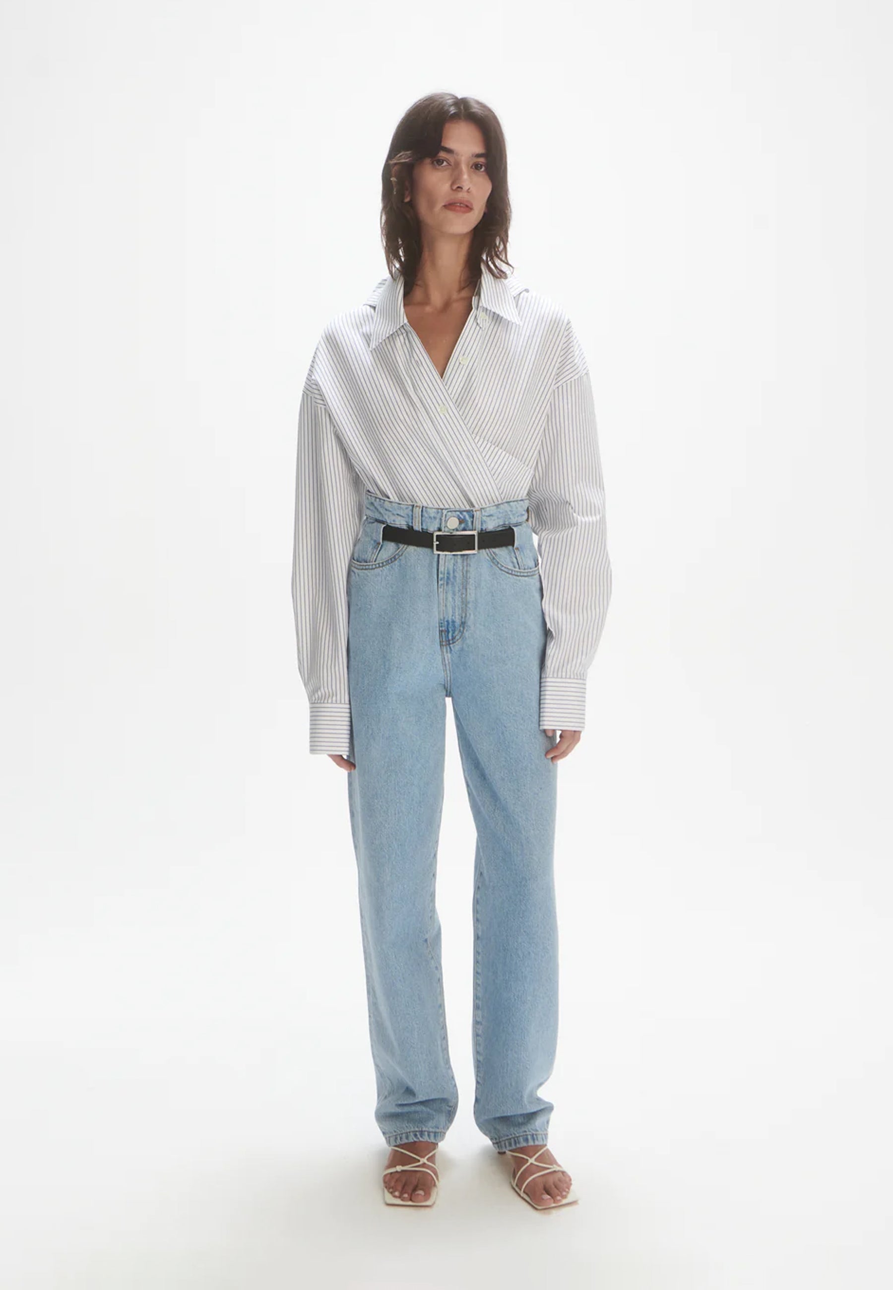 Carrot Leg Jeans | Classic Denim Blue