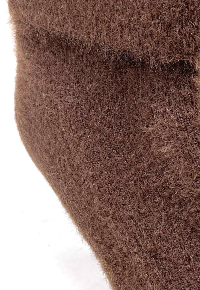 059T86BK Sock Boot | Marron