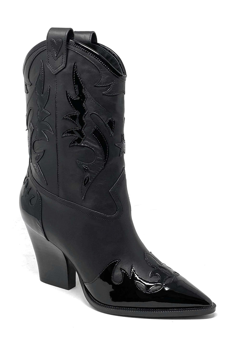 297T10BK cowboy boot | negro