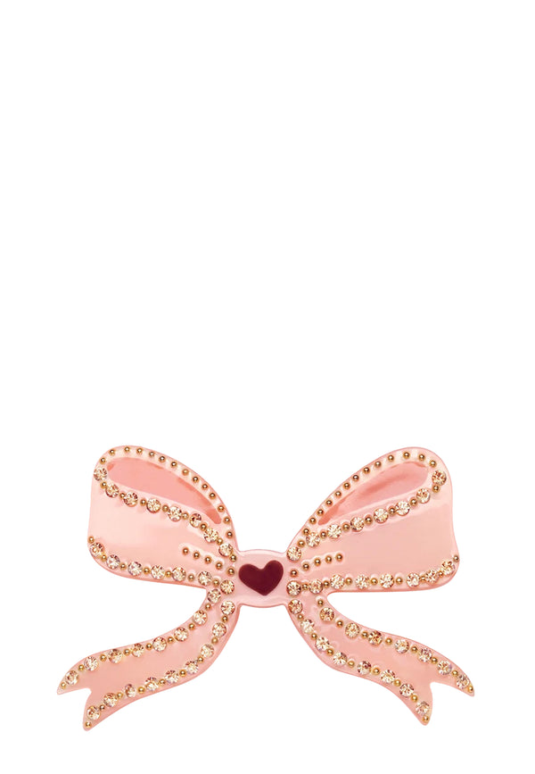 Bow Hair Clip | Blush