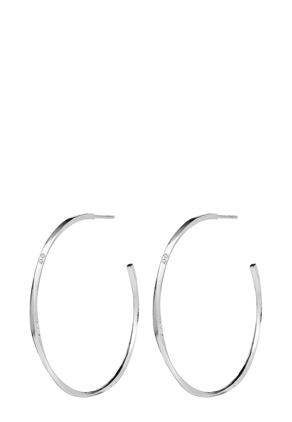 Echo Extra Grande Earring | Silver