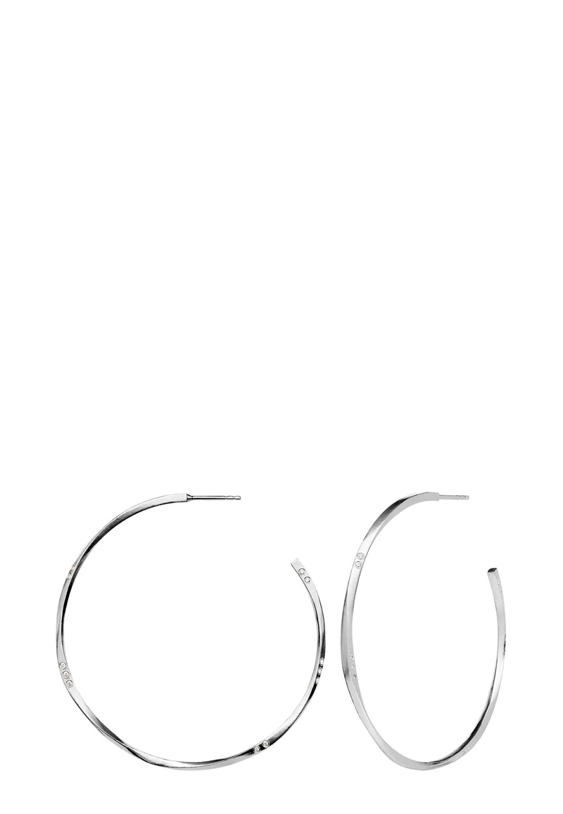 Echo Extra Grande Earring | Silver