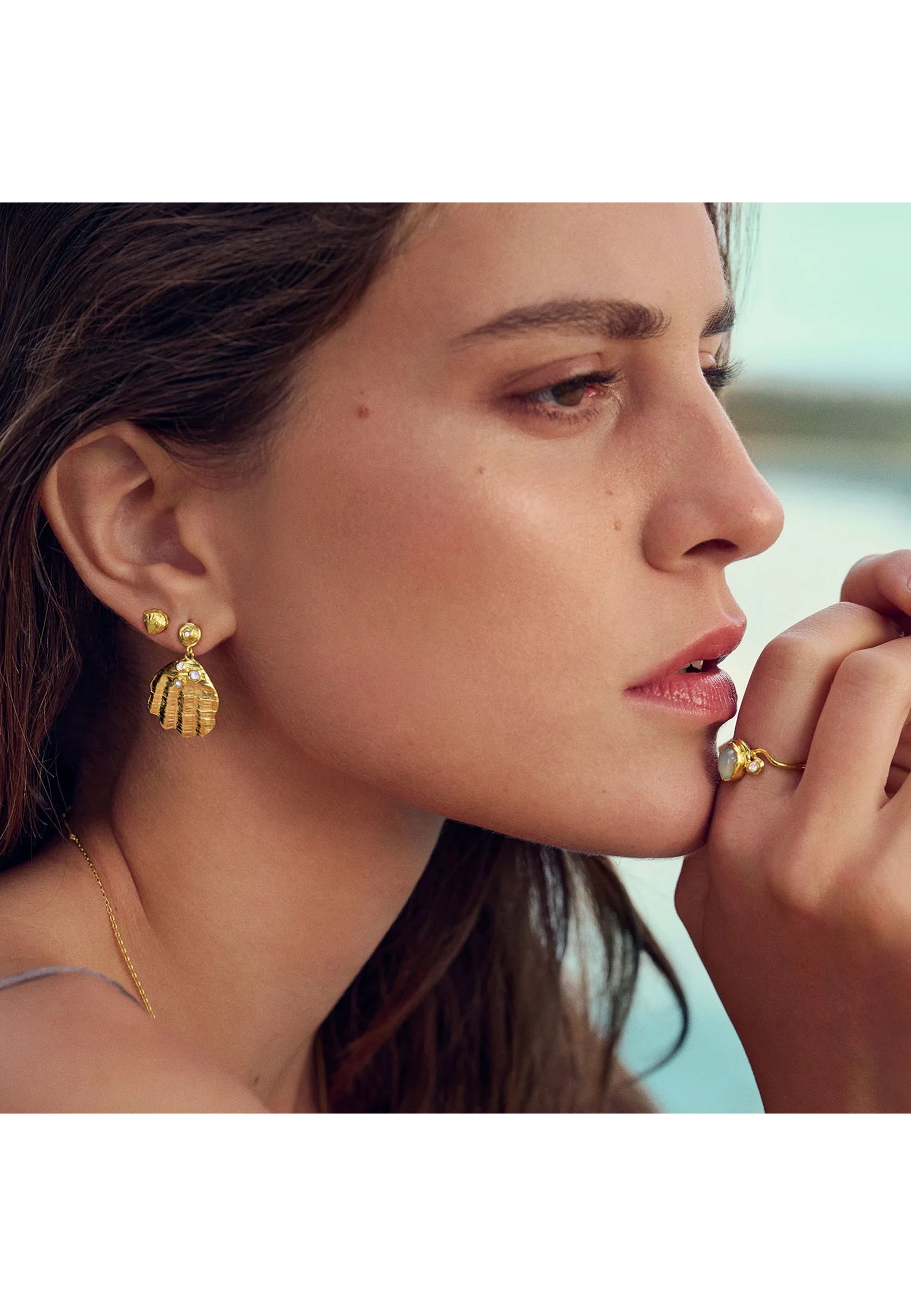 Palma Ohrring | Gold