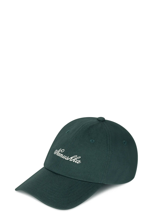 Val Calligraphy Cap | Pine Green