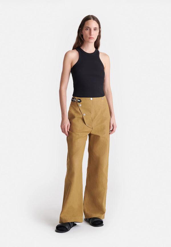 Sharini Hose | Yellow Khaki