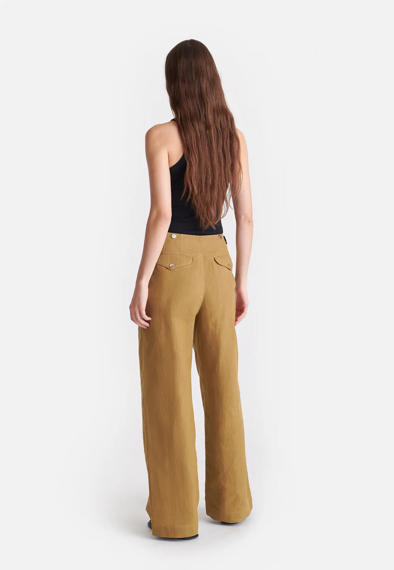 Sharini Hose | Yellow Khaki