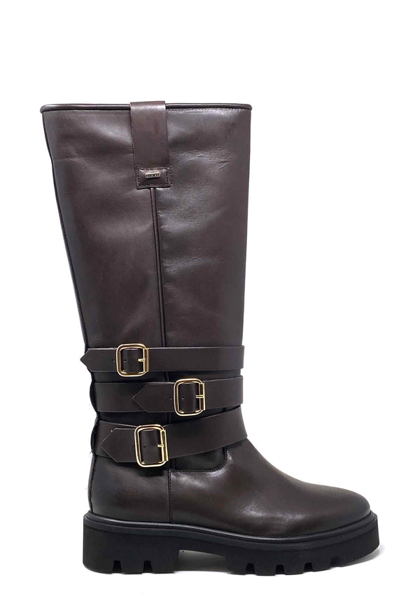 Frank Lynn Langschaft Boot | Dark Brown