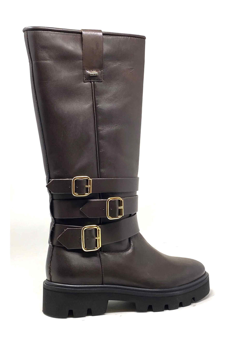 Frank Lynn Langschaft Boot | Dark Brown
