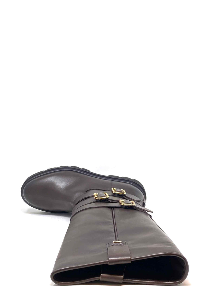 Frank Lynn Langschaft Boot | Dark Brown