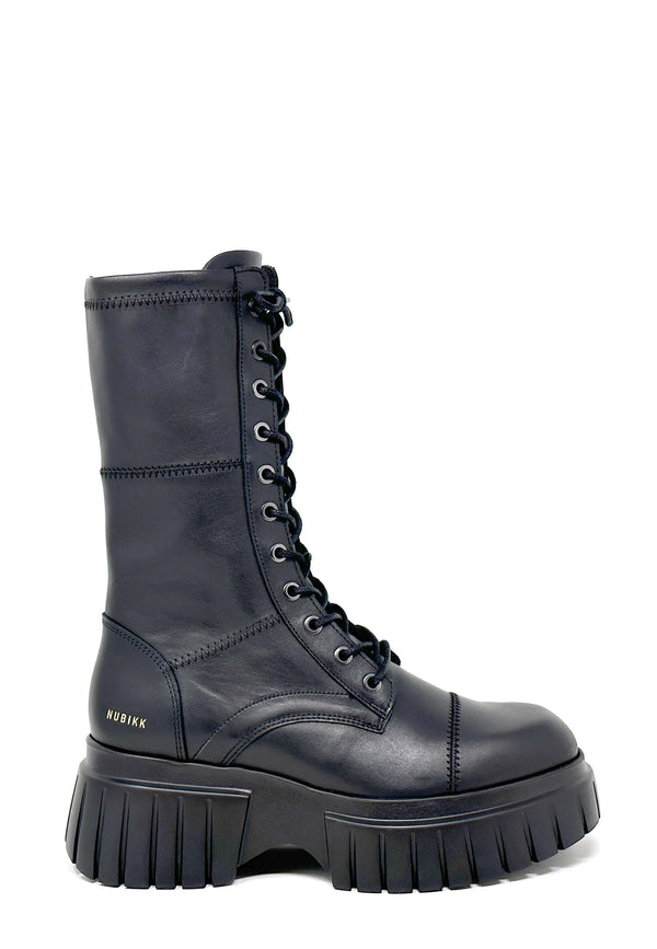 Miley Mae Lace-Up Boots | Black