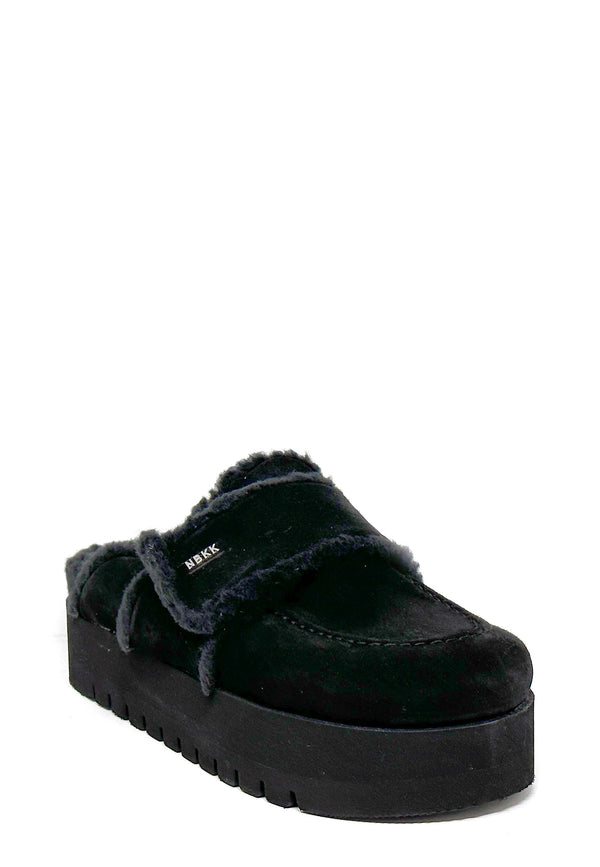 Teddy Chunky Clogs | Black
