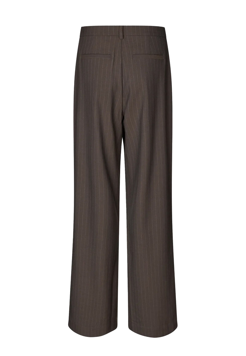 Bonnie Hose | Dark Brown Pinstripe