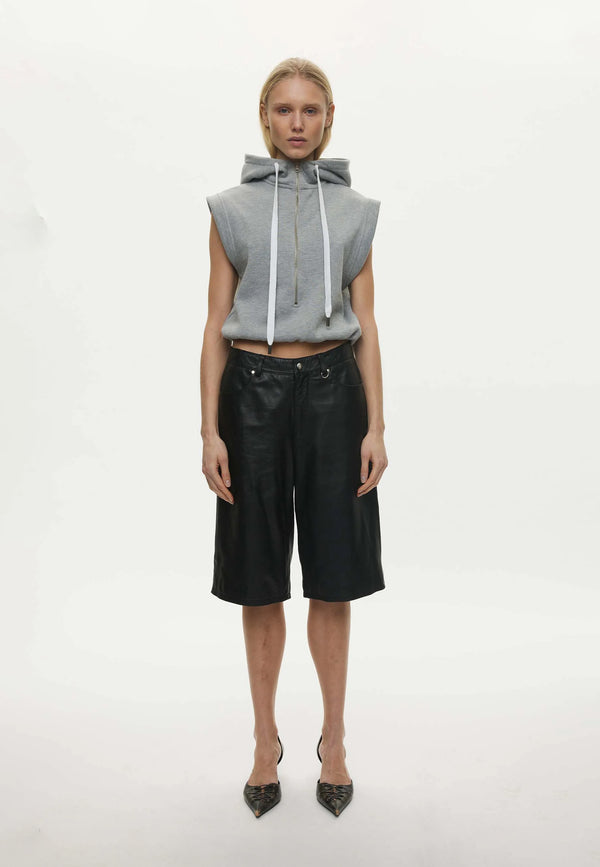 Jamie sweat vest | Gray melange