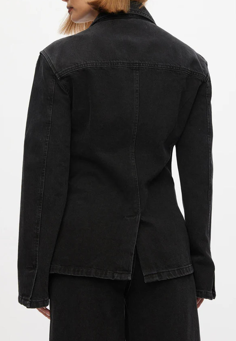 Luxury Jeans Blazer | Black