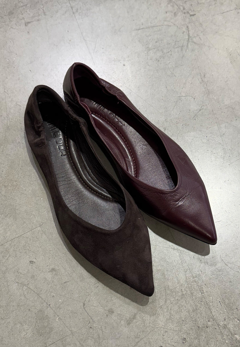 1000 Ingrid Ballerina | Bordeaux Glove