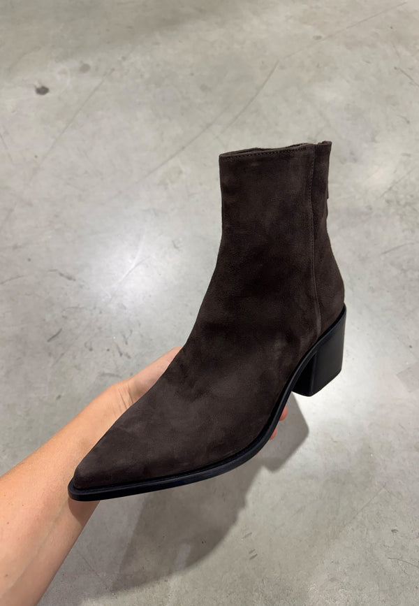 6236 Juliette Stiefelette | Coffee Camoscio