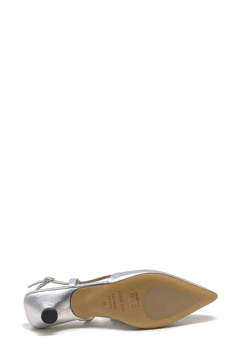 2253 Ginger Sling | Argento laminate