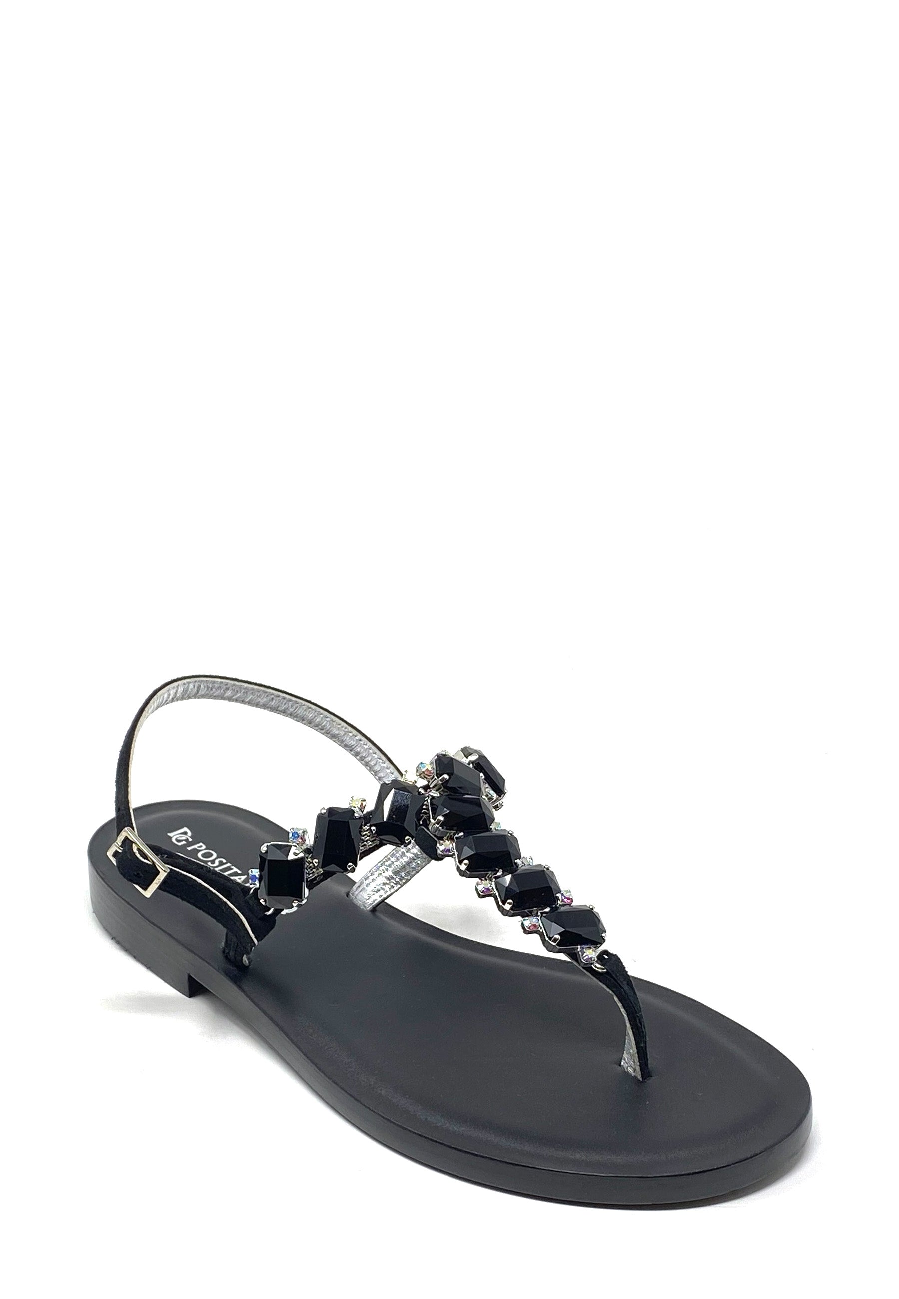 9044 Zehentrenner Sandale | Nero