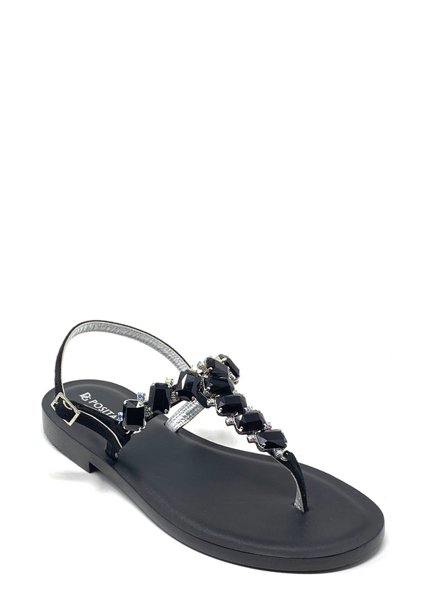 8044 toe separator sandal | Nero