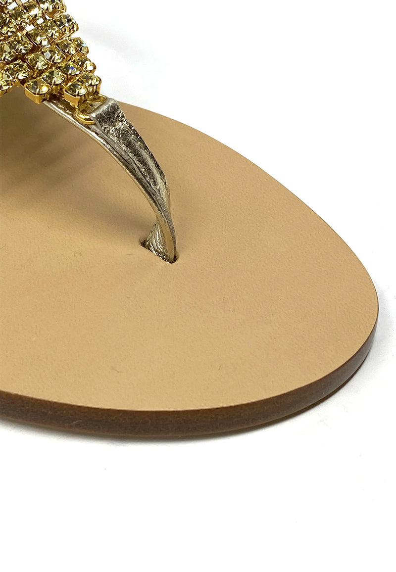 9033 toe separator sandal | Platino