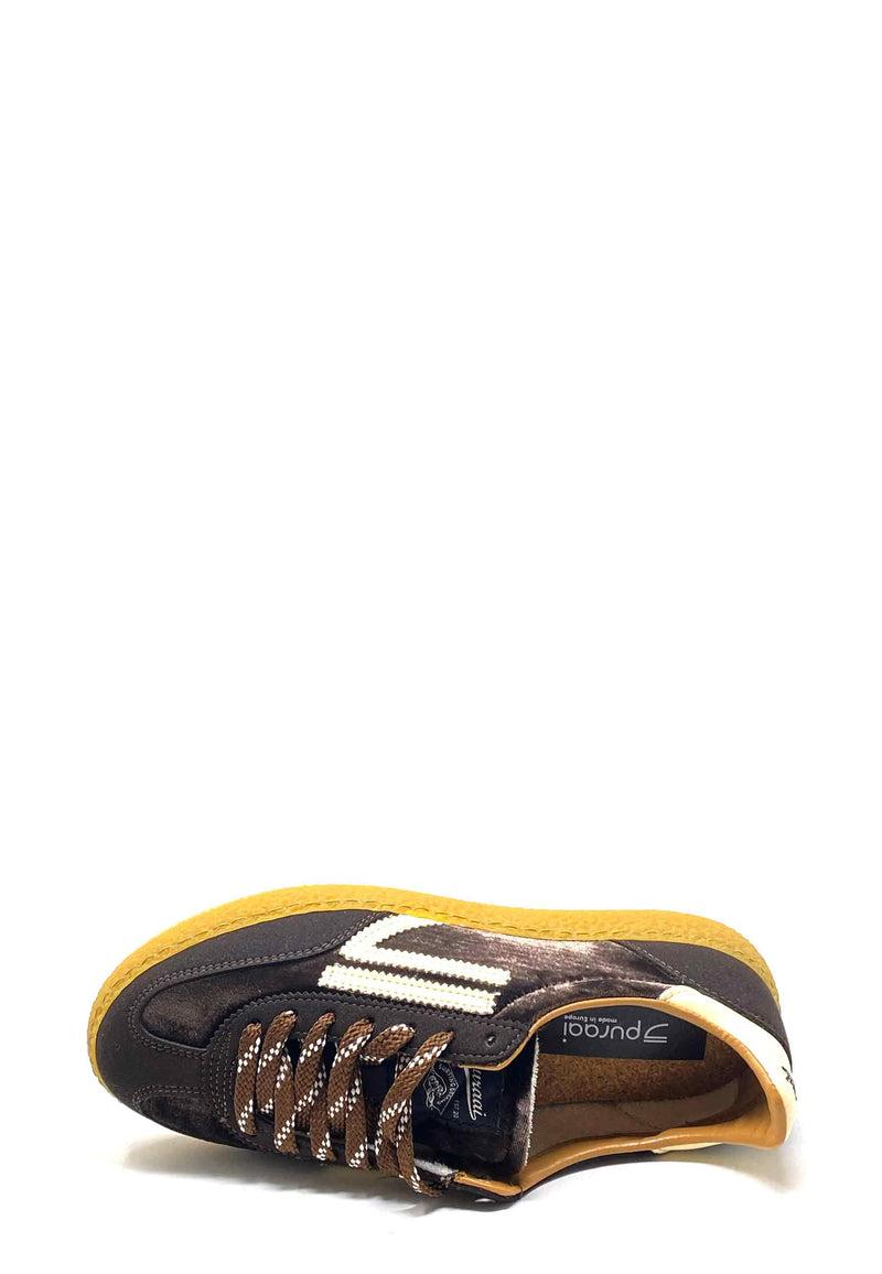 XS Sneaker | Tiramisu Velvet