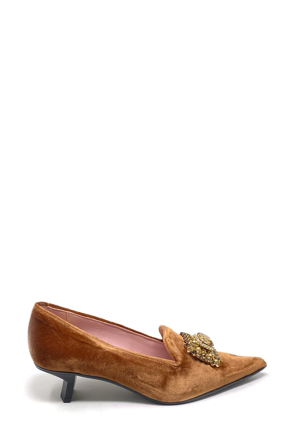 7744 Highheel Loafer | Brandy