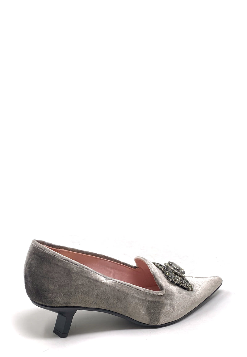 7744 Highheel Loafer | Pewter