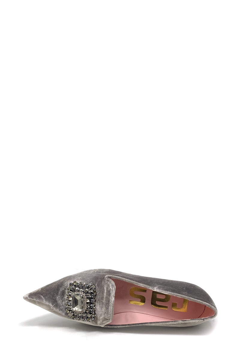 7744 High Heel Loafer | Pewter