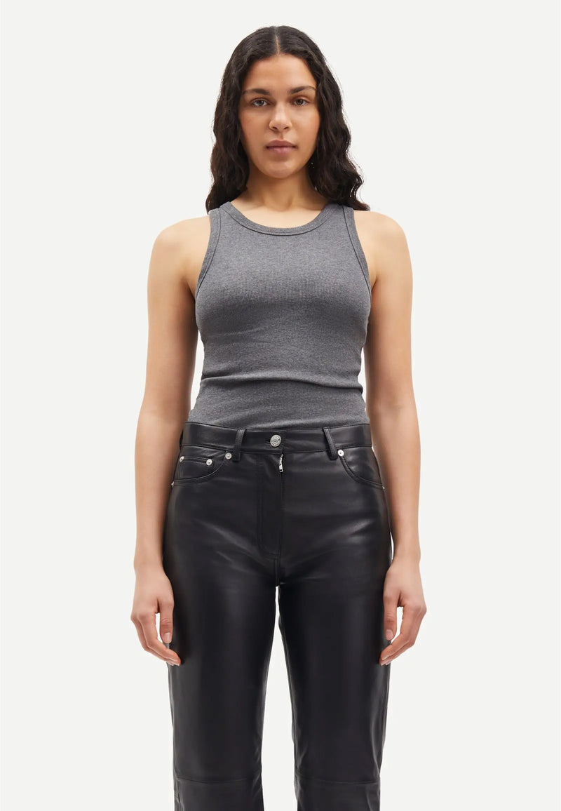 Alexo Tanktop | Dark Grey Melange