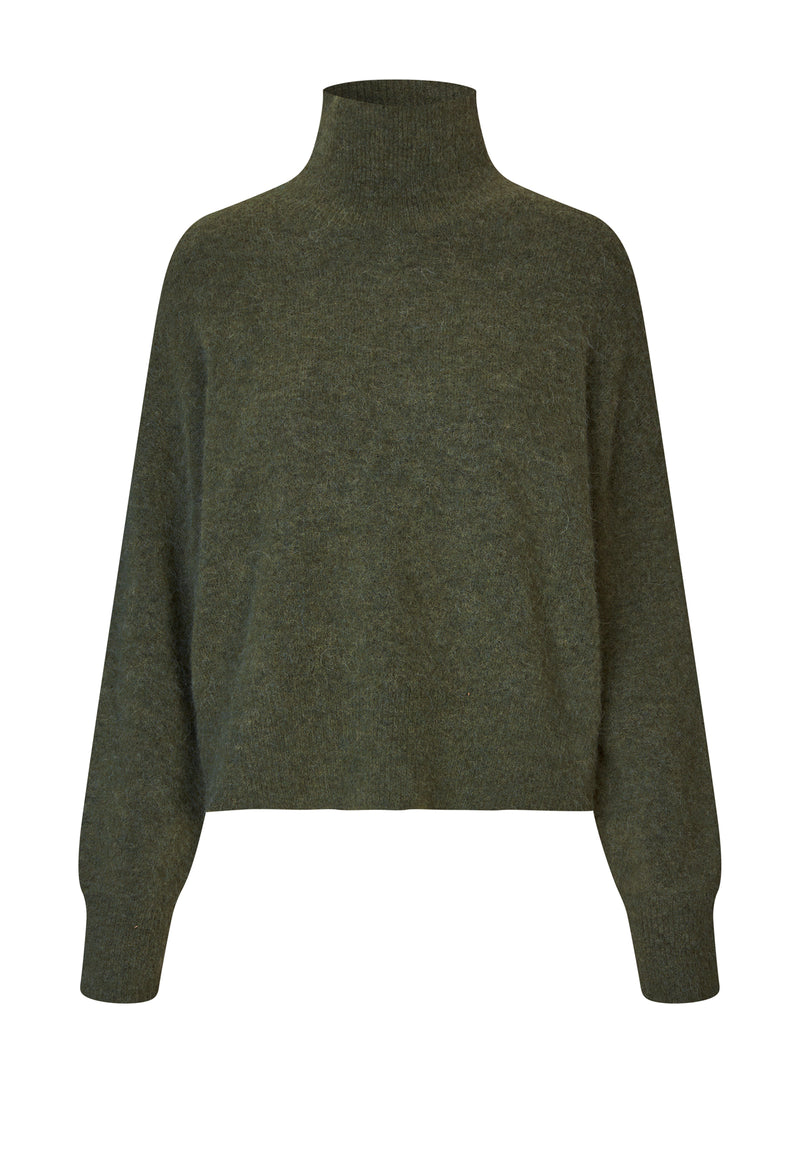 Nola Rollkragen Pullover | Forest Night