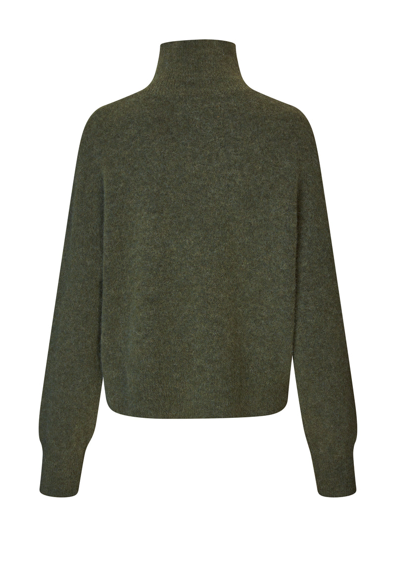 Nola turtleneck sweater | Forest Night