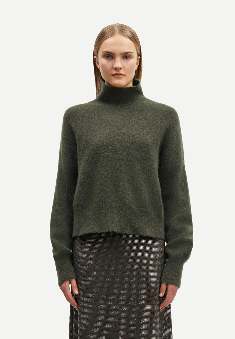 Nola Rollkragen Pullover | Forest Night