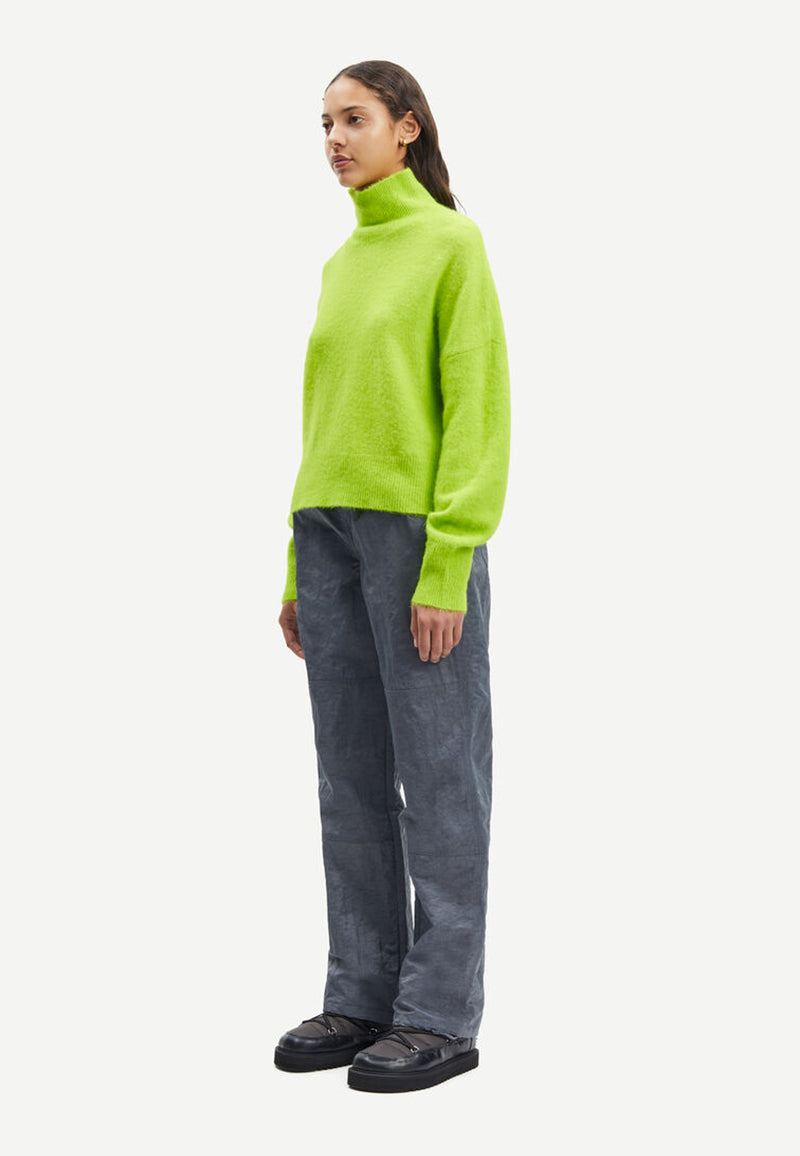 Nola turtleneck sweater | Macaw Green