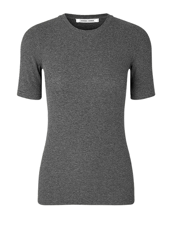 Saalexo T-Shirt | Dark Grey Melange