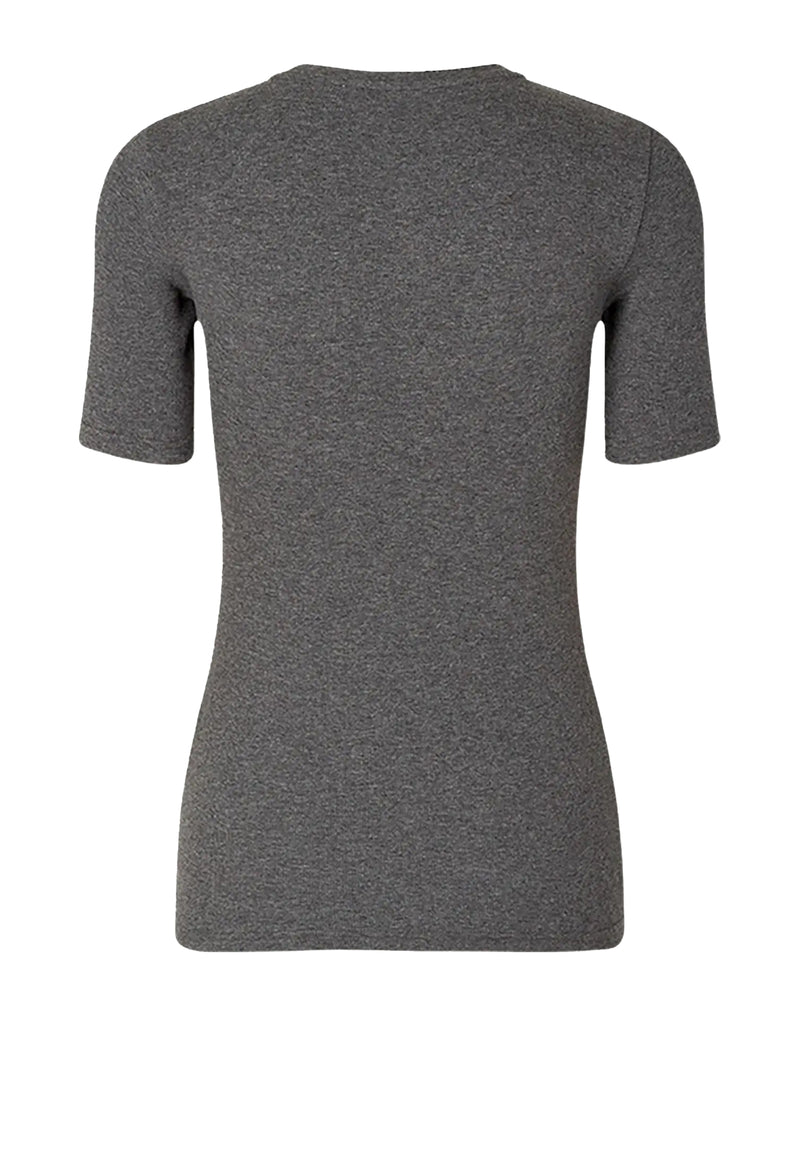 Saalexo T-Shirt | Dark Grey Melange