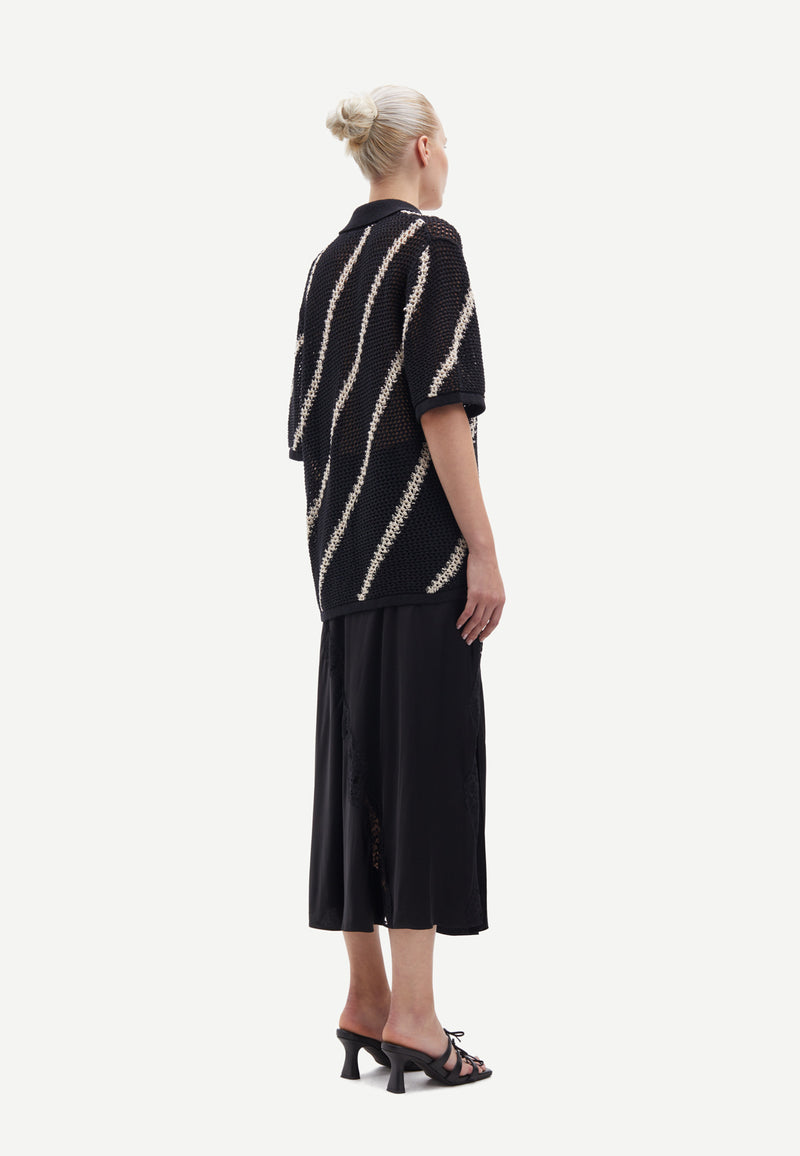 Saisha blouse | Black Stripe