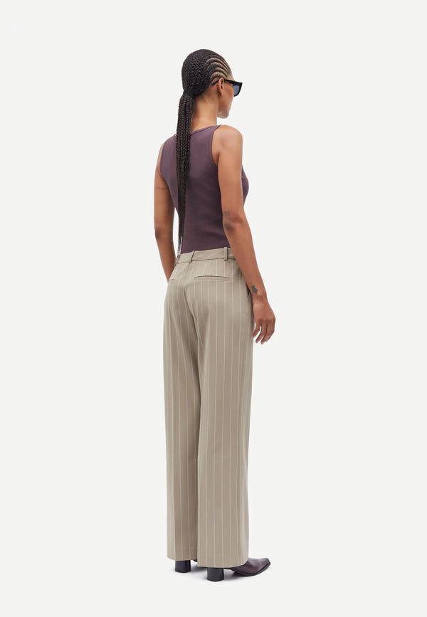 Salara Hose | Greige Stripes