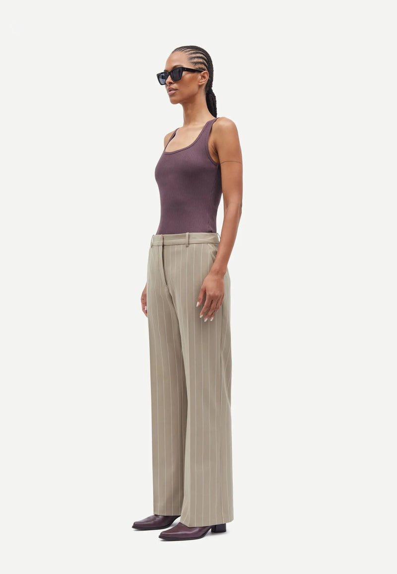 Salara Pants | Greige Stripes